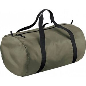 BagBase Cestovní válcová taška s tkanými držadly 32 l Barva: zelená olivová, Velikost: 50 x 30 x 26 cm BG150