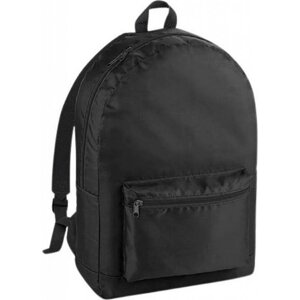 BagBase Skládací cestovní batoh do kapsy 20 l Barva: Černá, Velikost: 31 x 45 x 16 cm BG151