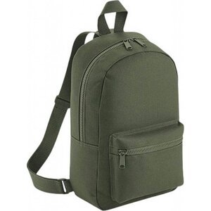 BagBase Mini batůžek do města na základní věci 6 l Barva: zelená olivová, Velikost: 23 x 35 x 12 cm BG153