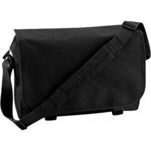 BagBase Omyvatelná taška Messenger přes rameno 11 l Barva: Černá, Velikost: 38 x 30 x 12 cm BG21