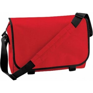 BagBase Omyvatelná taška Messenger přes rameno 11 l Barva: Červená, Velikost: 38 x 30 x 12 cm BG21