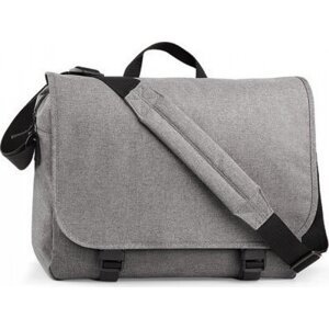 BagBase Melírová taška na laptop 15,6" s organizérem 11 l Barva: šedá melír, Velikost: 39 x 31 x 12 cm BG218