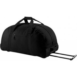 BagBase Objemný kufr na kolečkách s kompresními popruhy 96 l Barva: Černá, Velikost: 75 x 38 x 35 cm BG23