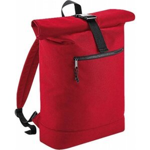 BagBase Rolovací batoh na notebook 15,6 " ze 100% recyklovaného polyesteru Barva: červená klasická, Velikost: 32 x 44 x 13 cm BG286