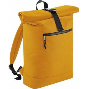 BagBase Rolovací batoh na notebook 15,6 " ze 100% recyklovaného polyesteru Barva: žlutá hořčicová, Velikost: 32 x 44 x 13 cm BG286