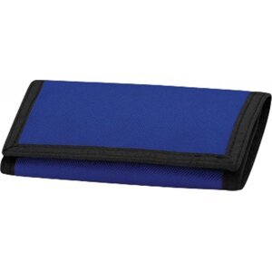BagBase Jednoduchá peněženka na suchý zip Barva: Modrá výrazná, Velikost: 9 x 13 cm BG40