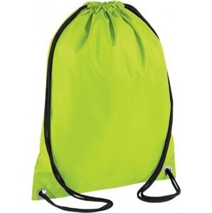 Sportovní batůžek se šňůrkami BagBase 11 l Barva: Limetková zelená, Velikost: 33 x 45 cm BG5