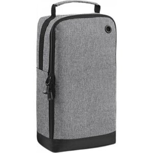 Sportovní taška na boty/doplňky BagBase 8 l Barva: šedá melír, Velikost: 19 x 35 x 12 cm BG540