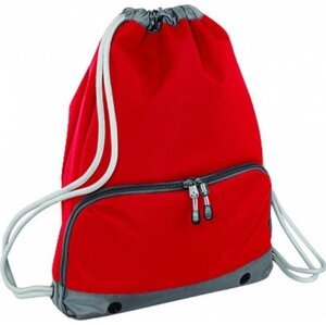 BagBase Voděodolný atletický sáček s držákem na láhev 18 l Barva: červená klasická, Velikost: 35 x 49 x 9 cm BG542