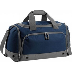 BagBase Atletická taška s tunelem na boty a přihrádkou na mokré věci 30 l Barva: modrá námořní, Velikost: 54 x 29 x 26 cm BG544