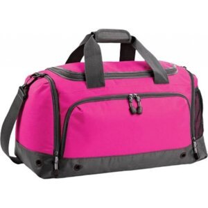 BagBase Atletická taška s tunelem na boty a přihrádkou na mokré věci 30 l Barva: Růžová fuchsiová, Velikost: 54 x 29 x 26 cm BG544