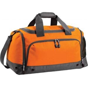 BagBase Atletická taška s tunelem na boty a přihrádkou na mokré věci 30 l Barva: Oranžová, Velikost: 54 x 29 x 26 cm BG544