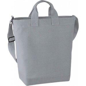 BagBase Plátěná taška do ruky nebo přes rameno s vnitřní kapsou 15 l Barva: Šedá, Velikost: 38 x 40 x 14 cm BG673