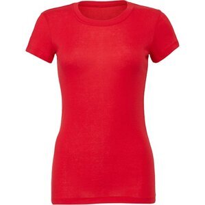 Bella+Canvas Dámské lehké prodloužené tričko Bella Favorite Barva: Červená, Velikost: L BL6004