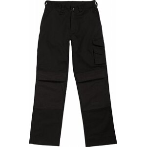 B&C Pro Collection Pracovní kalhoty BC Universal Pro ve střední gramáži 245 g/m Barva: Černá, Velikost: 44"