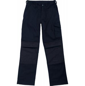 B&C Pro Collection Pracovní kalhoty BC Universal Pro ve střední gramáži 245 g/m Barva: modrá námořní, Velikost: 30"
