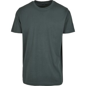 Build Your Brand Pevné úzké dlouhé triko s kulatým lemem 200g/m Barva: Zelená lahvová, Velikost: 4XL BY004
