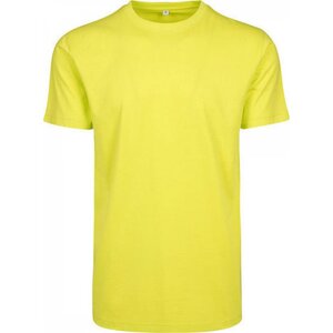 Build Your Brand Pevné úzké dlouhé triko s kulatým lemem 200g/m Barva: Žlutá, Velikost: 3XL BY004