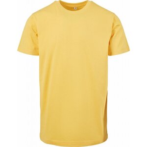 Build Your Brand Pevné úzké dlouhé triko s kulatým lemem 200g/m Barva: Žlutá slunečnicová, Velikost: L BY004