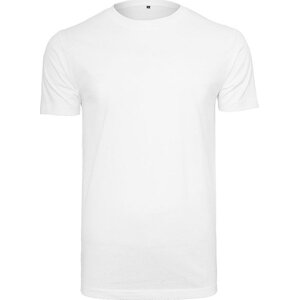 Build Your Brand Pevné úzké dlouhé triko s kulatým lemem 200g/m Barva: Bílá, Velikost: 3XL BY004