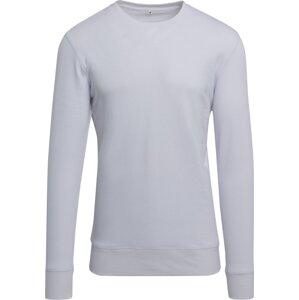Zpevněné tričko s dlouhým rukávem Build Your Brand 240 g/m Barva: Bílá, Velikost: L BY010