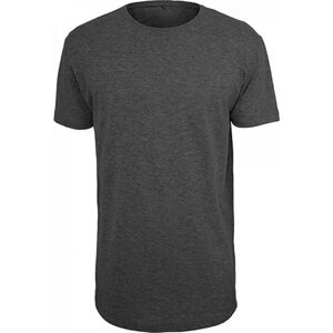 Extra dlouhé pánské bavlněné triko Build Your Brand Barva: šedá uhlová melír, Velikost: 3XL BY028