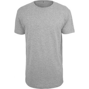 Extra dlouhé pánské bavlněné triko Build Your Brand Barva: šedá melír, Velikost: L BY028