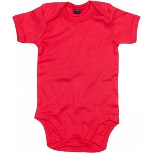 Dětské dupačky Babybugz  z organické bavlny 200 g/m Barva: Red, Velikost: 6-12 měsíců BZ10