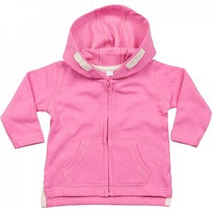 Babybugz Kabátek s kapucí pro miminka z měkkého materiálu Barva: Růžová, Velikost: 12-18 měsíců BZ32