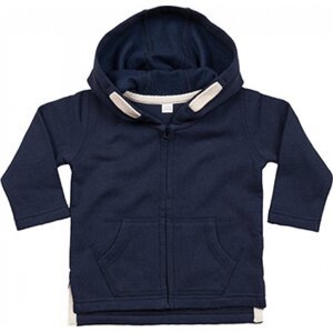 Babybugz Kabátek s kapucí pro miminka z měkkého materiálu Barva: modrá námořní, Velikost: 4-5 let BZ32