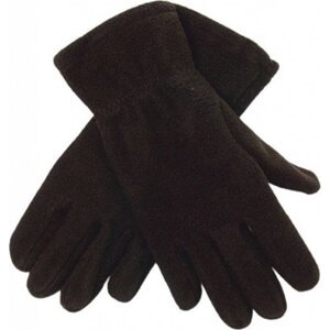 Printwear Fleecové protiskluzové promo rukavice Barva: Černá, Velikost: M/L C1863