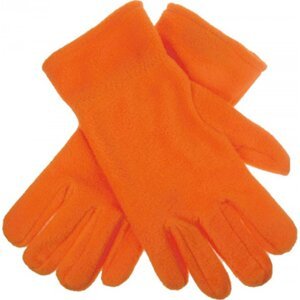 Printwear Fleecové protiskluzové promo rukavice Barva: Oranžová, Velikost: XL/XXL C1863