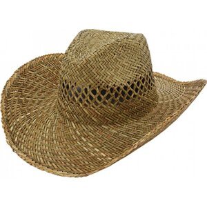 Printwear Ručně vyráběný slaměnný klobouk bez lemu Barva: Přírodní, Velikost: M/L C2035