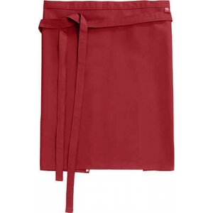 CG Workwear Gastro zástěra Roma odolná proti pomačkání 50 x 78 cm Barva: Regency Red, Velikost: 50 x 78 cm CGW123