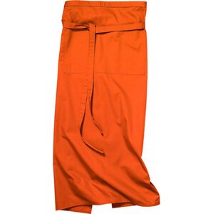 CG Workwear Gastro zástěra Roma odolná proti pomačkání 100 x 100 cm Barva: Oranžová, Velikost: 100 x 100 cm CGW1260