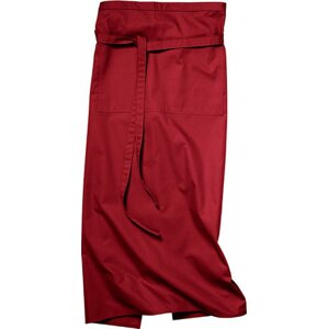 CG Workwear Gastro zástěra Roma odolná proti pomačkání 100 x 100 cm Barva: Regency Red, Velikost: 100 x 100 cm CGW1260