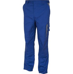 Carson Contrast Pracovní kalhoty s kontrastními prvky 300 g/m Barva: modrá královská - šedá, Velikost: 25 CR480