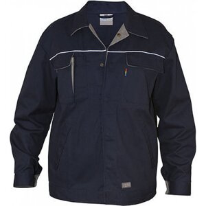 Carson Contrast Prodloužená pracovní bunda s kontrastními prvky Barva: modrá námořní - šedá, Velikost: 42 CR700