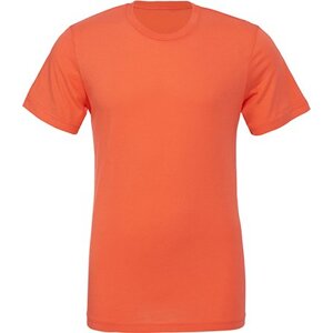 Bella+Canvas Vypasovné slim fit měkčené tričko v unisex střihu Barva: korálová, Velikost: L CV3001