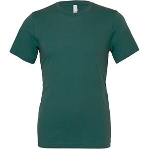 Bella+Canvas Vypasovné slim fit měkčené tričko v unisex střihu Barva: Zelená lesní, Velikost: XS CV3001
