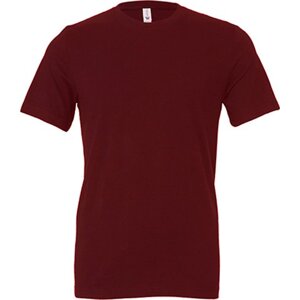 Bella+Canvas Vypasovné slim fit měkčené tričko v unisex střihu Barva: fialová maroon, Velikost: L CV3001