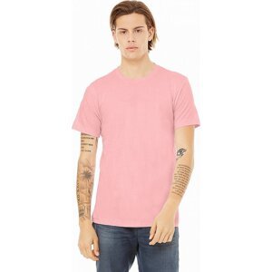 Bella+Canvas Vypasovné slim fit měkčené tričko v unisex střihu Barva: Růžová, Velikost: L CV3001