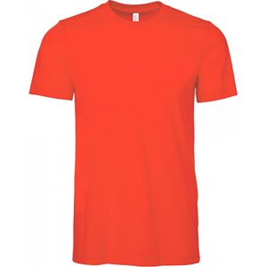 Bella+Canvas Vypasovné slim fit měkčené tričko v unisex střihu Barva: Poppy, Velikost: L CV3001