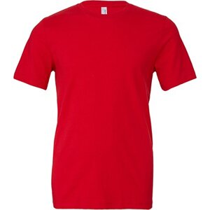 Bella+Canvas Vypasovné slim fit měkčené tričko v unisex střihu Barva: Červená, Velikost: XS CV3001