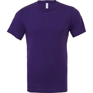 Bella+Canvas Vypasovné slim fit měkčené tričko v unisex střihu Barva: Fialová, Velikost: L CV3001