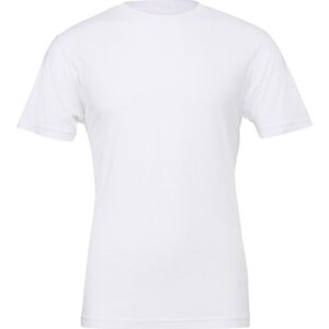 Bella+Canvas Vypasovné slim fit měkčené tričko v unisex střihu Barva: Bílá, Velikost: XXL CV3001