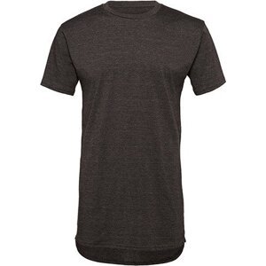 Bella+Canvas Pánské tričko Urban v prodloužené délce Barva: šedá tmavá melír, Velikost: M CV3006