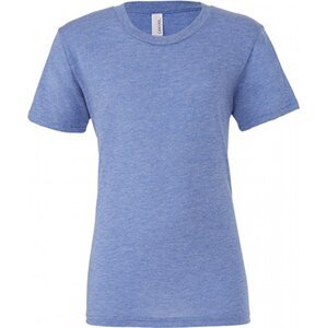 Bella+Canvas Unisex tričko trojsměsové pro melírový efekt Barva: modrá melír, Velikost: XL CV3413