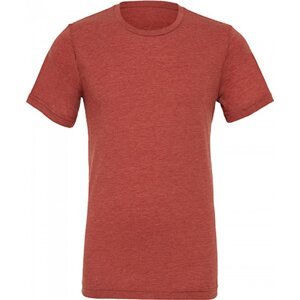 Bella+Canvas Unisex tričko trojsměsové pro melírový efekt Barva: Červená cihlová, Velikost: XL CV3413