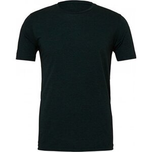 Bella+Canvas Unisex tričko trojsměsové pro melírový efekt Barva: Zelená emeraldová, Velikost: L CV3413